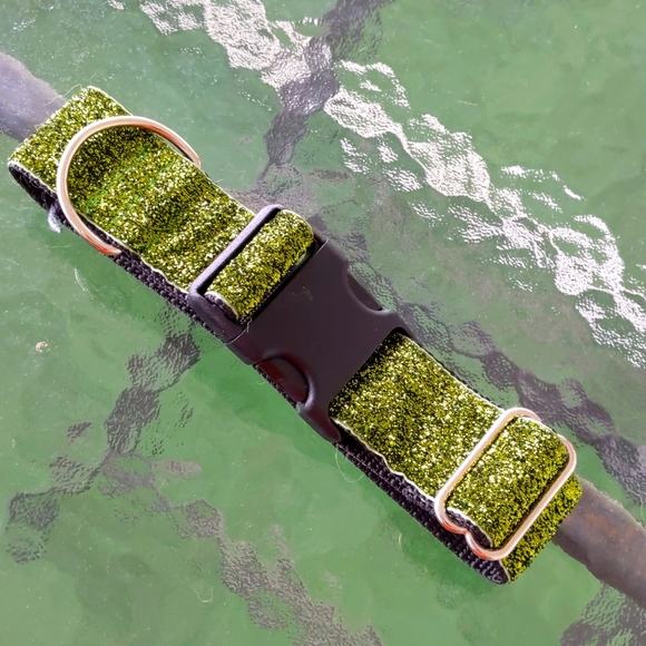 Glittery Large Dog Collar - Picture 1 of 4